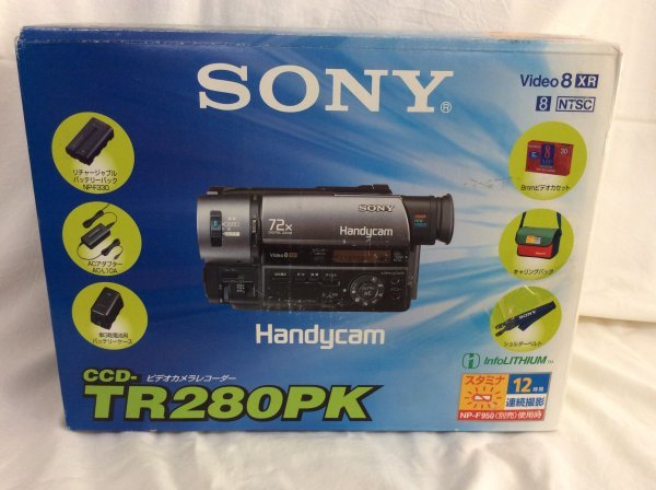 未使用】 SONY ハンディーカム CCD-TR280PK ナイトショット 8ミリ