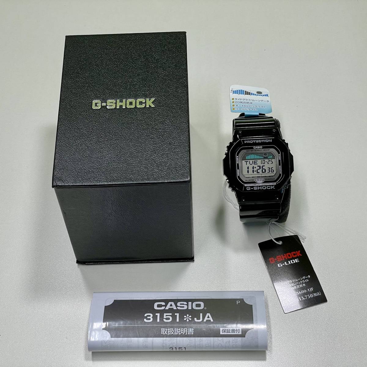 [新品同様] Casio G-Shock G-GLIDE GLX-5600-1JF 開封のみの新品同様未使用品