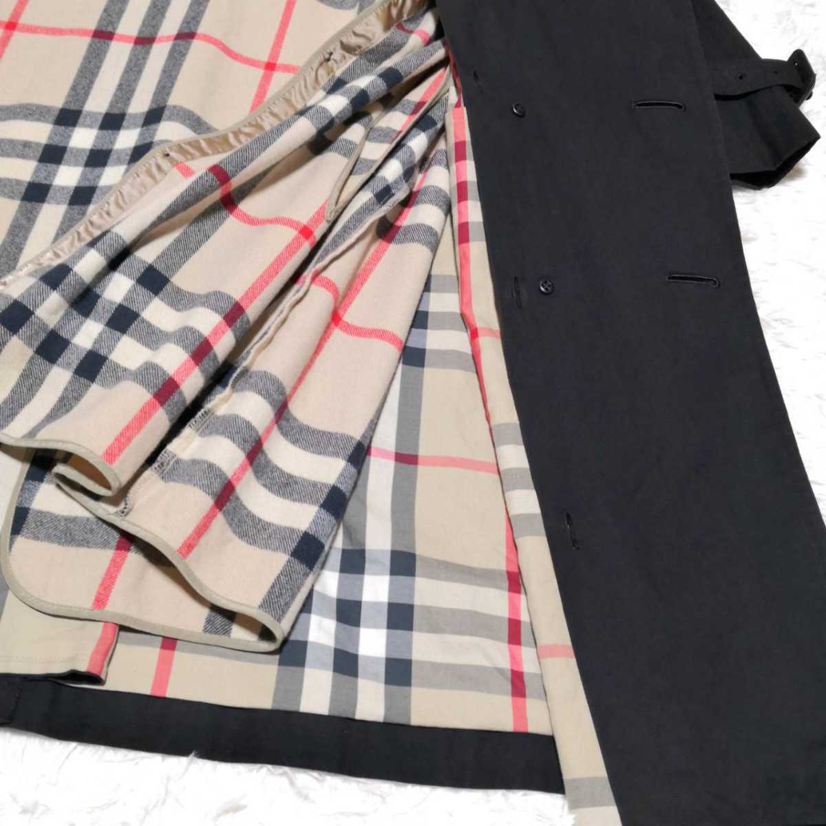 極美品 希少XL バーバリー ロンドン BURBERRY LONDON 2way トレンチ