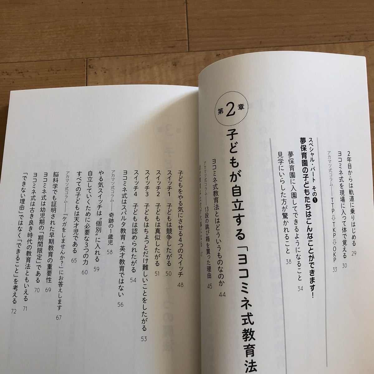 【D】2冊セット　大人に刺さる園児の名言　&　子どもの未来が楽しみになる幼児教育　ヨコミネ式導入園の自立型子育てのヒミツ　_画像6