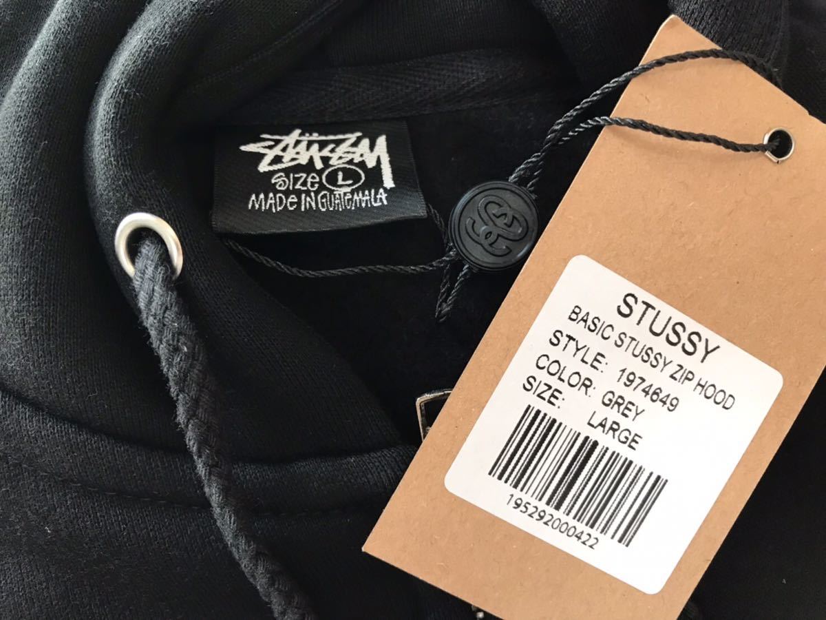 ステューシー⭐Mサイズ⭐BASIC STUSSY⭐ベイシック スウェットパーカー