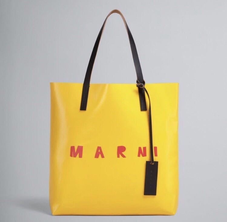 新品】MARNI マルニ コーティングPVC ショッピングバッグ トートバッグ