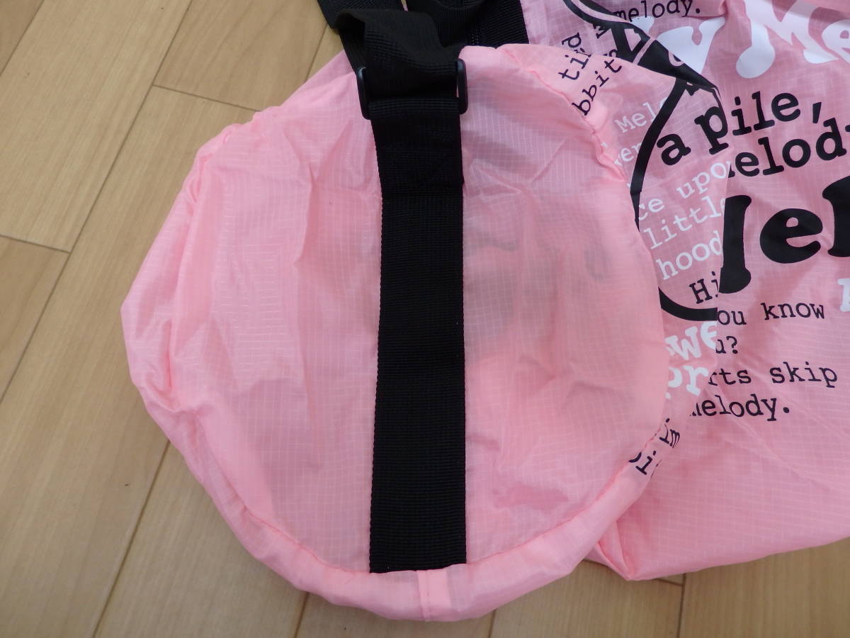 サンリオ　My Melody / マイメロディ　折りたたみ旅行バッグ　POCKETABLE DRUM BAG / ポケッタブルドラムバッグ　23LITER　送料350円～_画像3