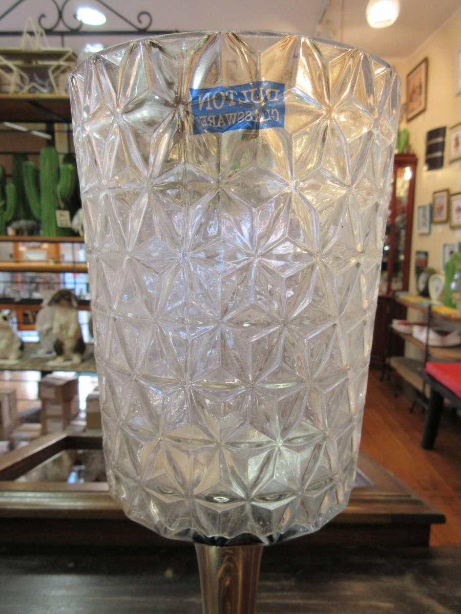 ★ダルトン・グラスベース・GLASS VASE DIAMOND M・ガラス製花瓶★フラワーベースの画像2