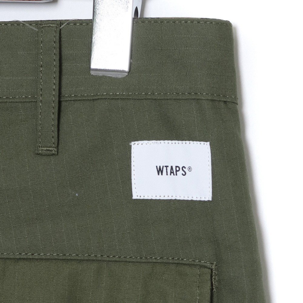WTAPS 21AW JUNGLE STOCK / TROUSERS / COTTON. RIPSTOP 212WVDT-PTM03 オリーブ サイズ1 ダブルタップス ジャングルストックカーゴパンツ_画像4