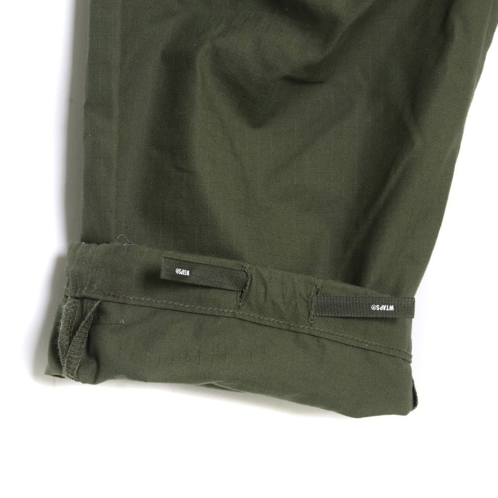 WTAPS 21AW JUNGLE STOCK / TROUSERS / COTTON. RIPSTOP 212WVDT-PTM03 オリーブ サイズ1 ダブルタップス ジャングルストックカーゴパンツ_画像5