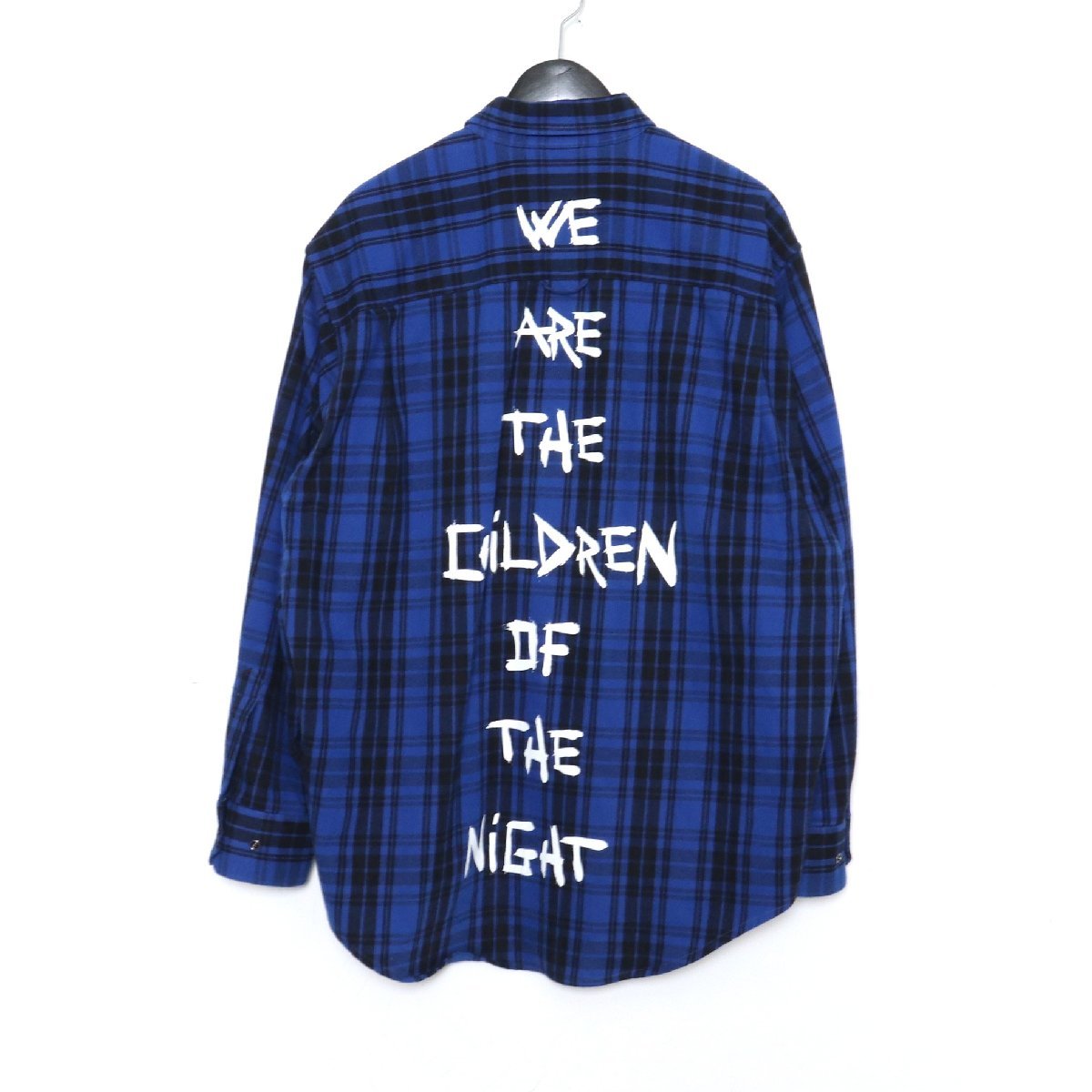VETEMENTS ANARCHY CHILDREN OF THE NIGHT FLANNEL SHIRT Sサイズ