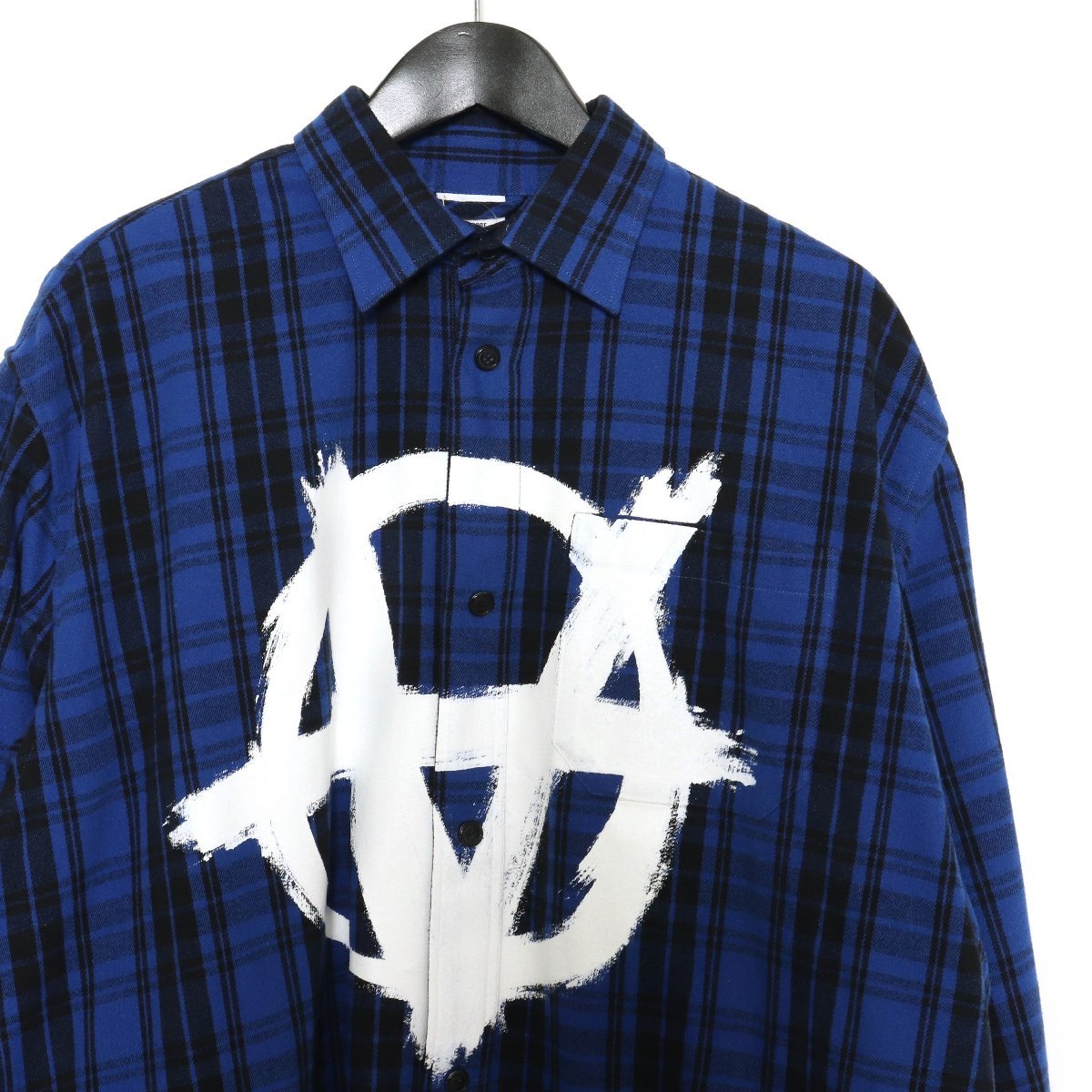 VETEMENTS ANARCHY CHILDREN OF THE NIGHT FLANNEL SHIRT Sサイズ