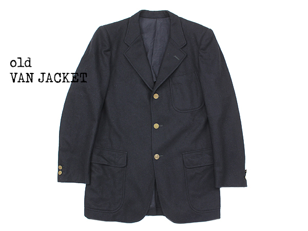 (税込) ★人気種◎★【VAN Jacket】紺ブレ!ウール地 テーラードジャケット OLD物◆TLD Mサイズ (税込) ★人気種◎★【VAN Jacket】紺ブレ!ウール地 テーラードジャケット OLD物◆TLD Mサイズ