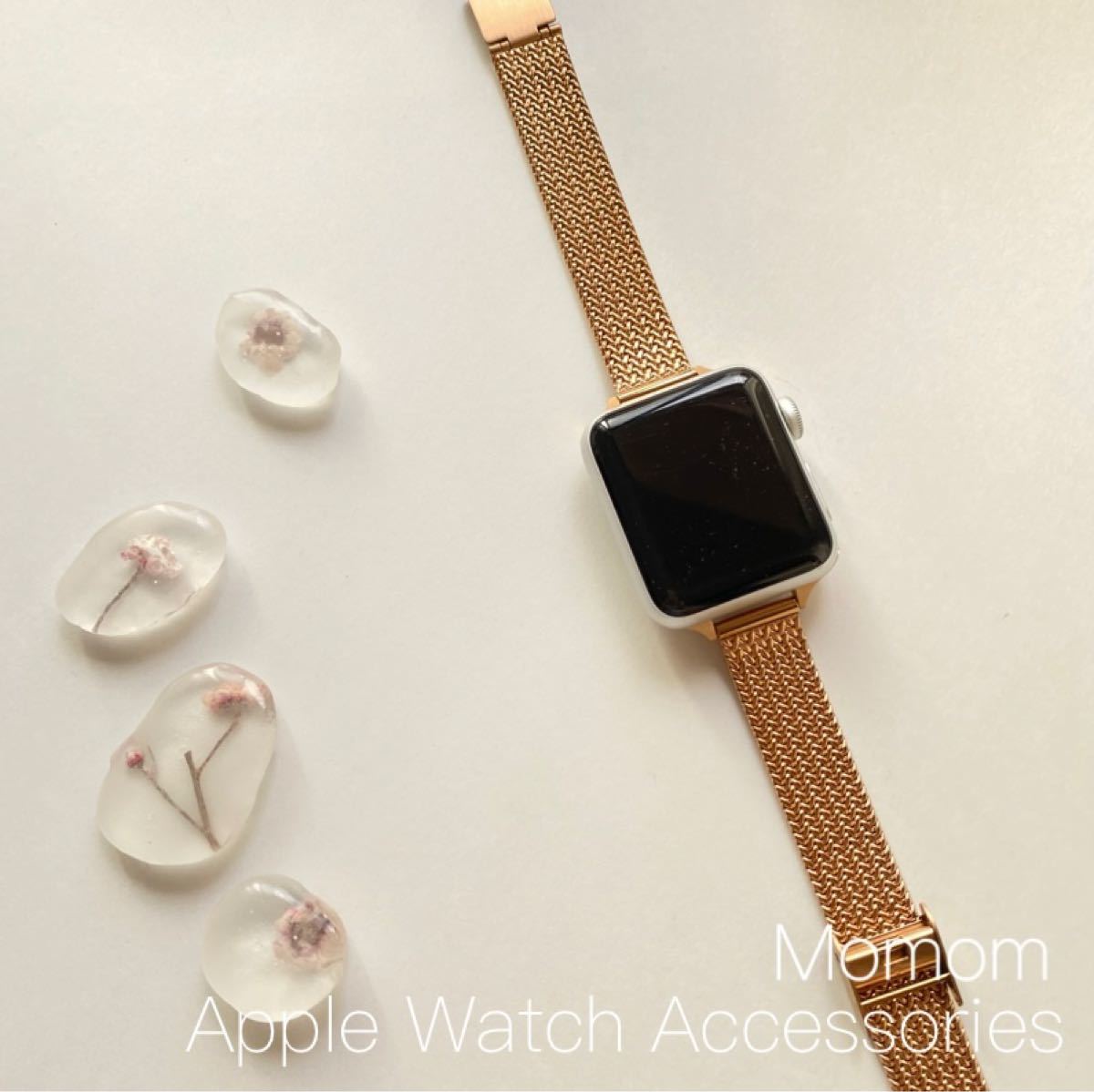 Apple Watch スリムベルト ローズゴールド 38/40/41｜Yahoo