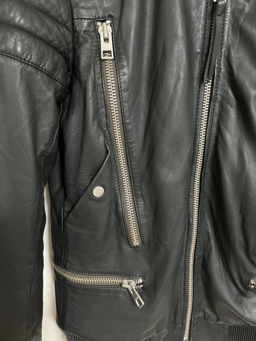 美品・希少】TMT 19aw ダブルライダースジャケット レザージャケット L