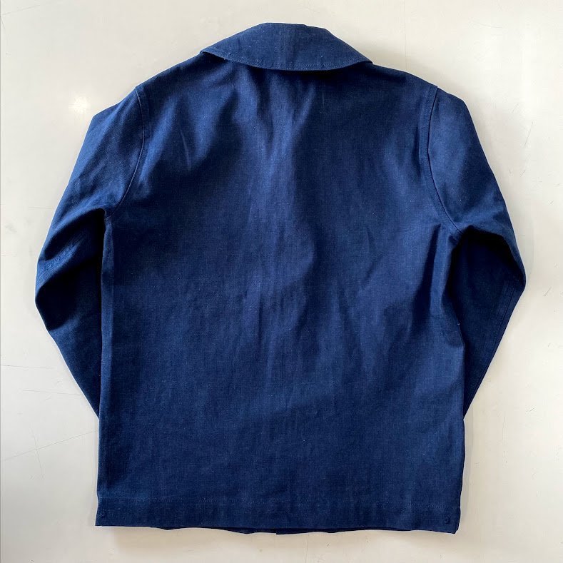 The GROOVIN HIGH glue bin high 1940*S US NAVY Jacket Indigo M size /US NAVY style shawl color 30S 40S 50S Vintage 