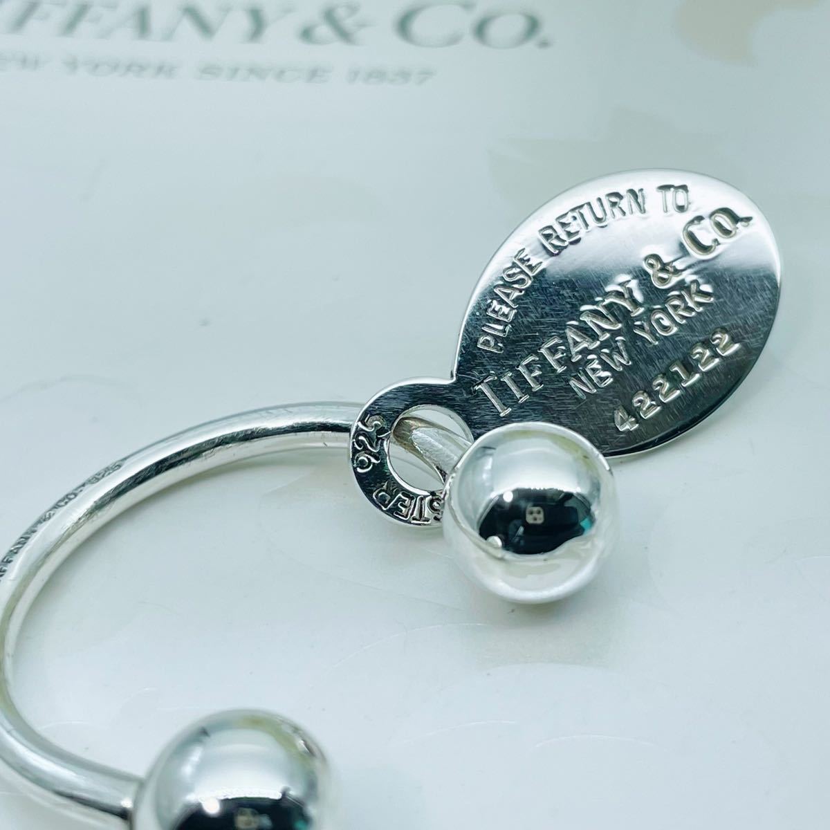 正規品美品】TIFFANY ティファニー プリーズリターントゥ オーバルタグ