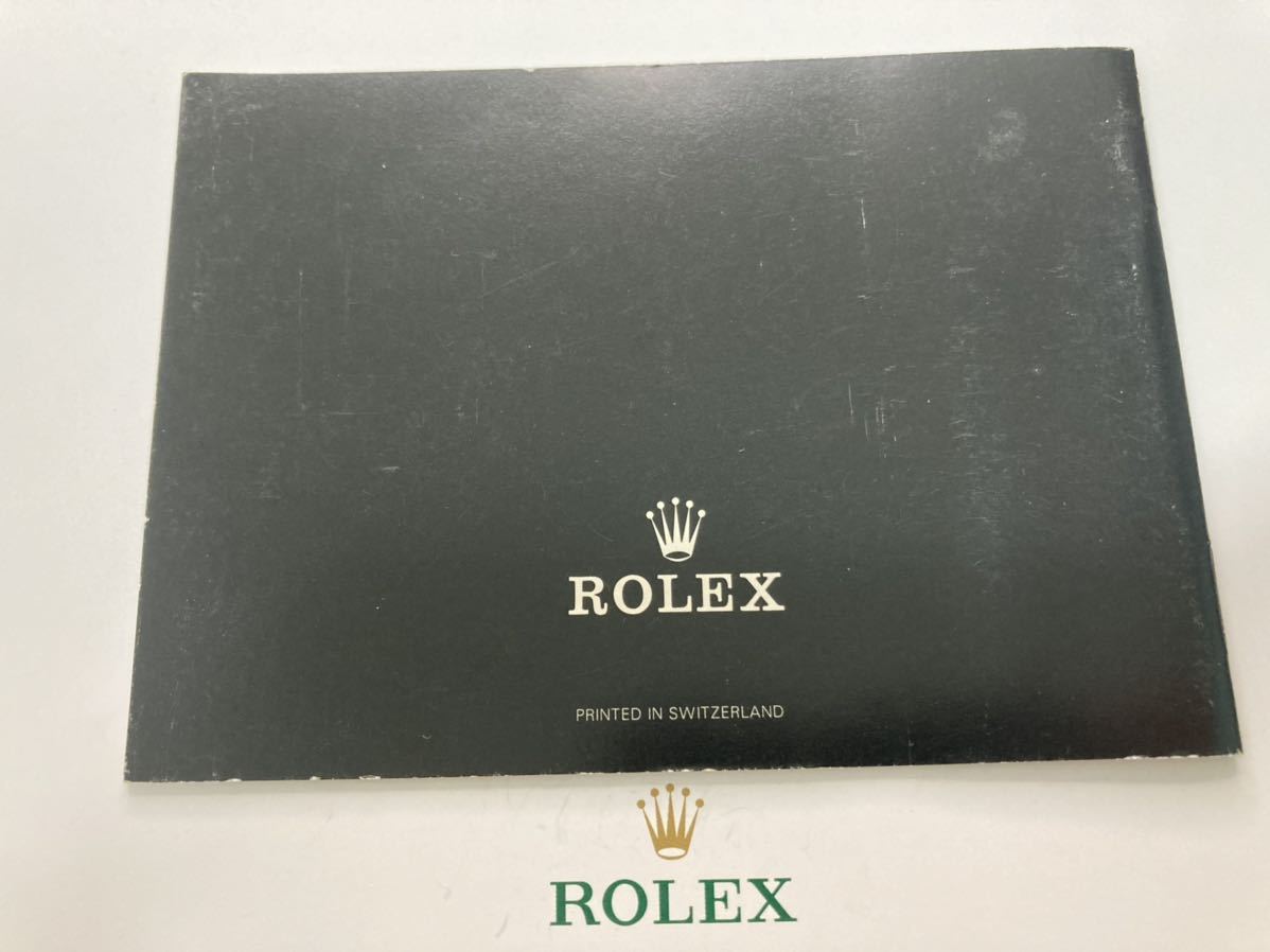 R 1988年 サブマリーナ 冊子 ロレックス 16803 16808 16800 5513/0 16660 ROLEX SUBMARINER SEA-DWELLER booklet 箱 空箱 ケース OYSTER_画像2