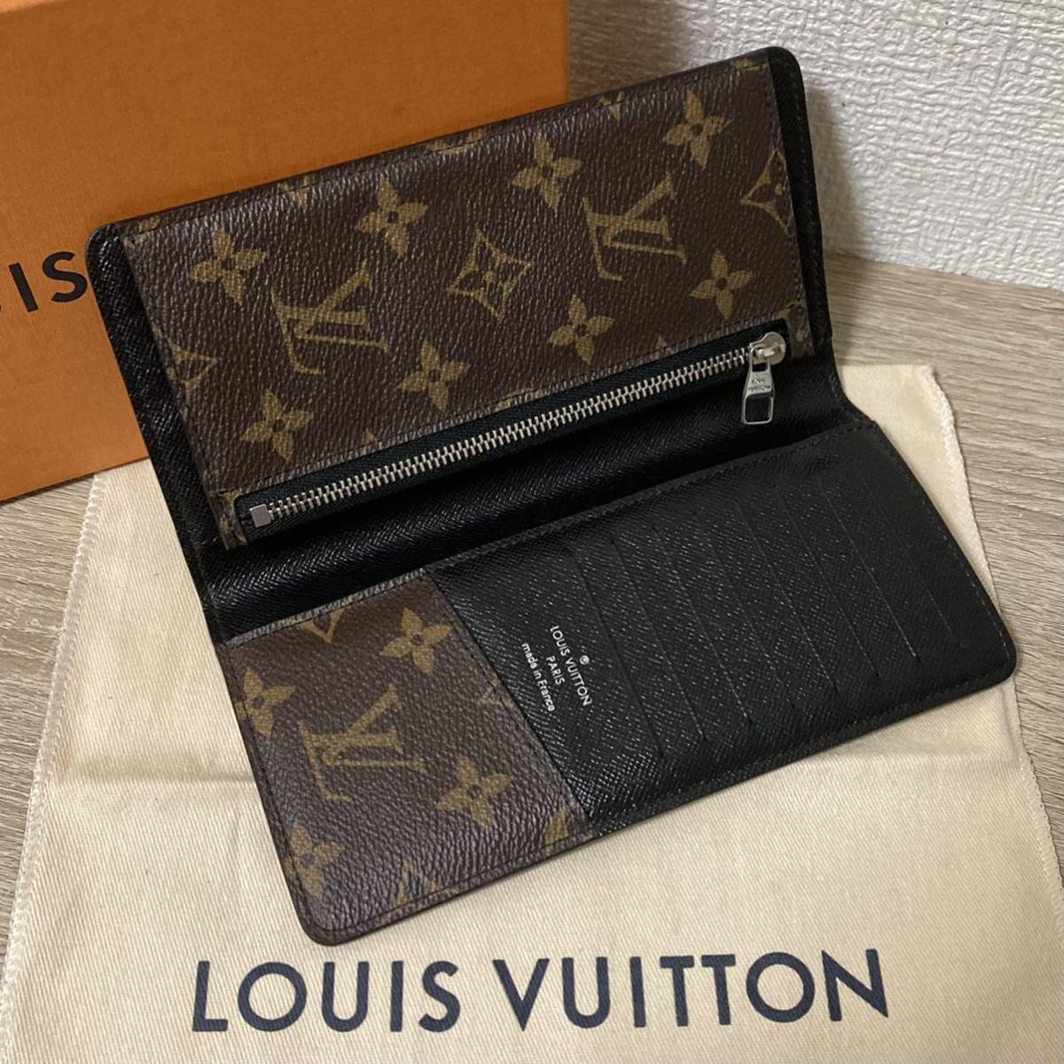 限定SALE LOUIS VUITTON ルイヴィトン M93801 ポルトフォイユ ガスパル モノグラムマカサー 財布 二つ折り 札入れ