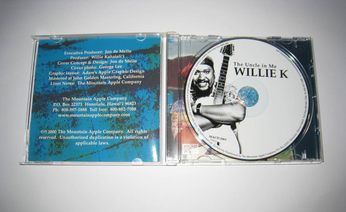 Willie K / The Uncle In Me ウィリーK ザ アンクル イン ミー CD USED 輸入盤 hawaiian music ハワイアンミュージック hula フラダンス_画像2