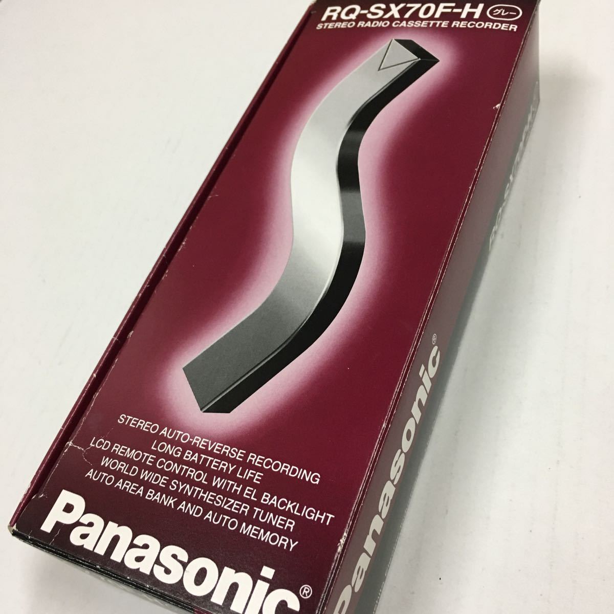 注目ショップ Panasonic ポータブルカセットプレーヤー RQ-SX70F-H
