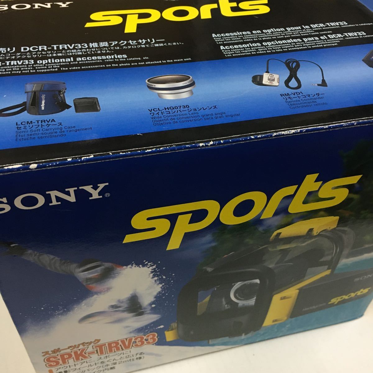 SONY SPORTS SPK-TRV33 防水ケース ソニー ハンディカム 用 Sony handycam ジャンク