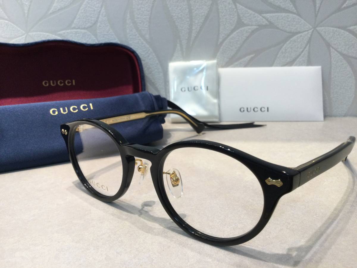 破格値下げ】 メガネフレーム 【新品】GUCCI GC1127OJ ゴールドカラー