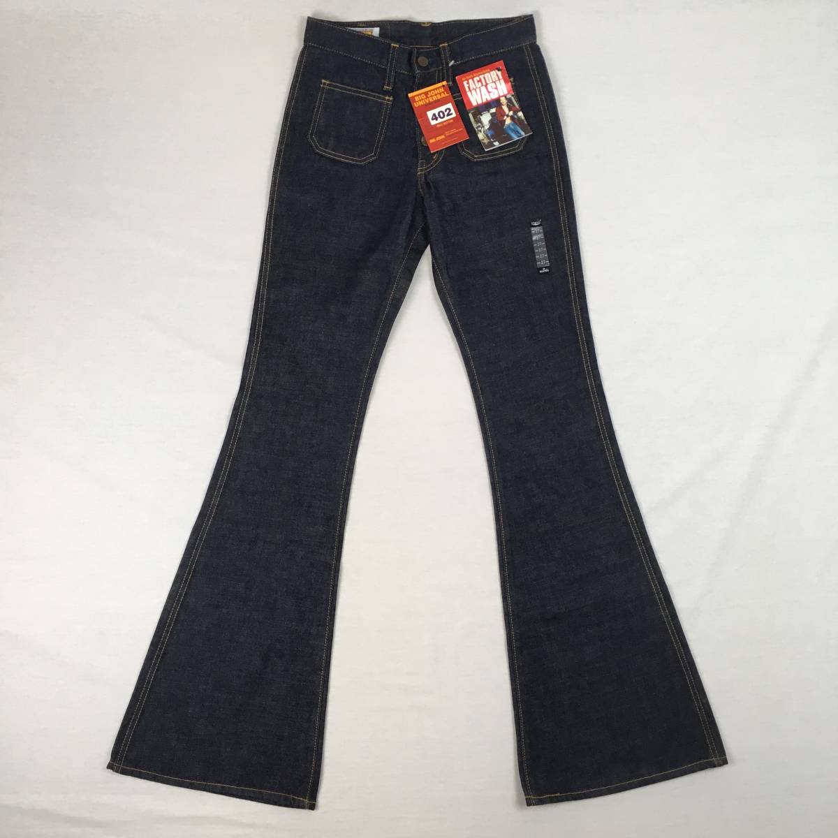 [ новый товар ]BIGJOHN Big John ML402BX сделано в Японии bell низ ботинки cut Denim брюки джинсы W27 кнопка fly 