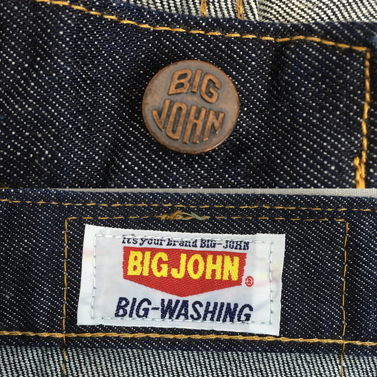 [ новый товар ]BIGJOHN Big John ML402BX сделано в Японии bell низ ботинки cut Denim брюки джинсы W27 кнопка fly 