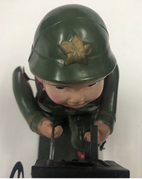 戦前 ブリキ セルロイド のおもちゃ 兵隊 機関銃 レトロ 戦前 ブリキ セルロイド のおもちゃ 兵隊 機関銃 レトロ
