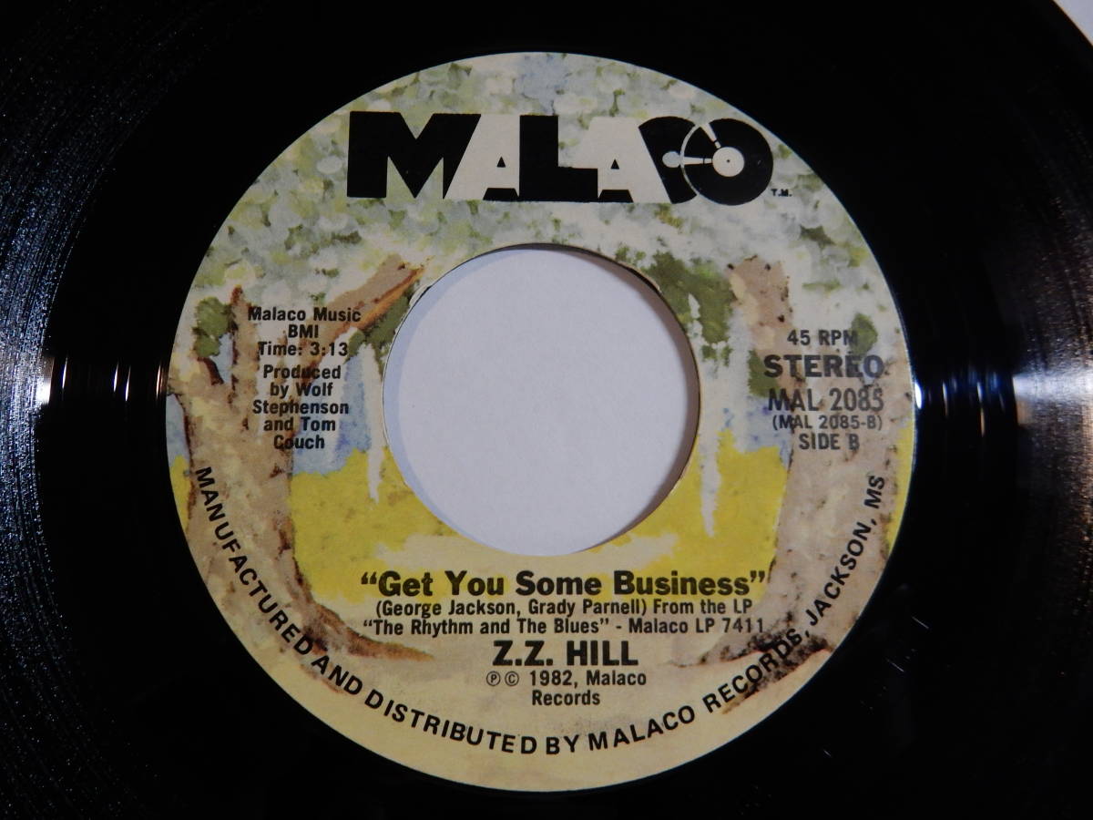 Z.Z. Hill What Am I Gonna Tell Her / Get You Some Business Malaco US MAL 2085 200726 SOUL ソウル レコード 7インチ 45_画像2