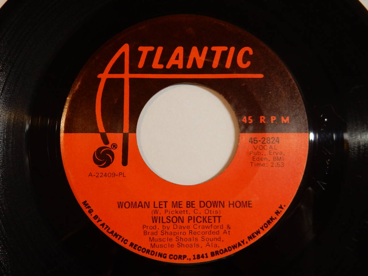 Wilson Pickett Call My Name, I'll Be There / Woman Let Me Be Down Home Atlantic US 45-2824 200745 SOUL ソウル レコード 7インチ 45_画像2