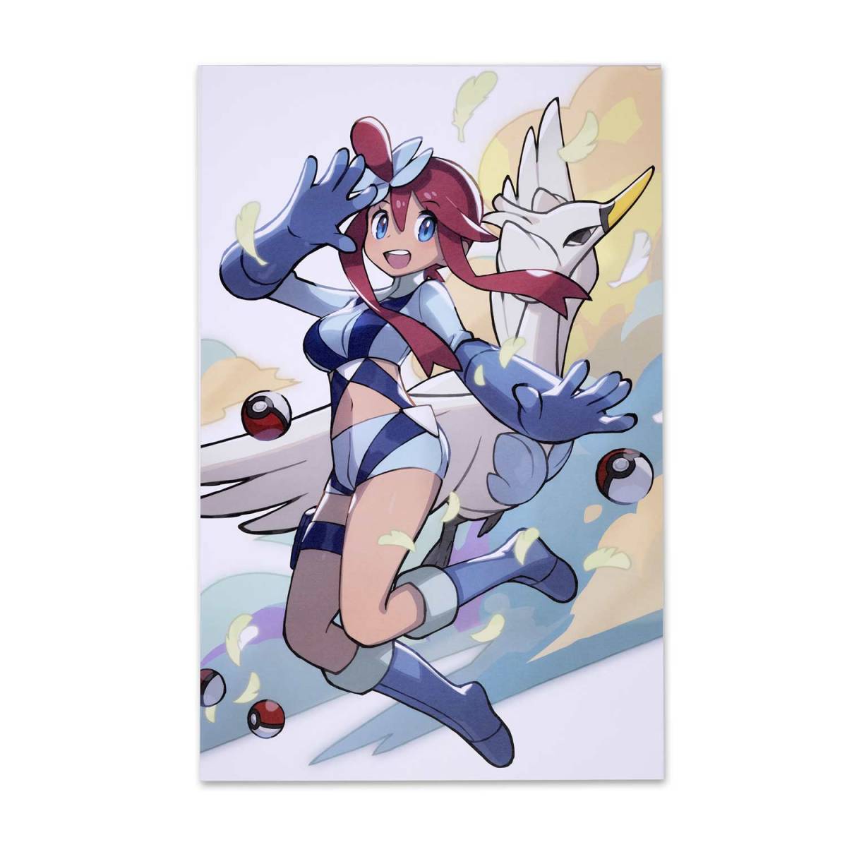 【海外ポケセン限定】フウロ スワンナ ポスター ポケモンセンターさいとうなおき カード ポケカ ポケモンセンター