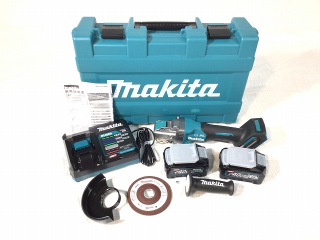 ☆未使用品☆ makita マキタ 40Vmax 125mm 充電式ディスクグラインダ