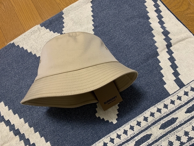 M 新品 BURBERRY ロゴ バケットハット 8048770 バーバリー_画像3