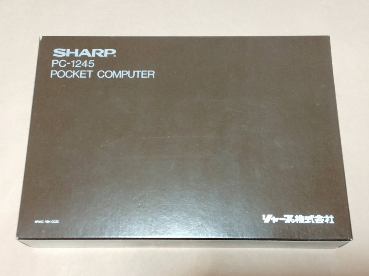 SHARP pocket computer PC-1245 new goods 