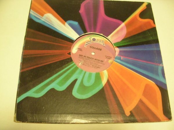 ●DISCO SOUL FUNK 12inch●COLLAGE / GET IN TOUCH WITH ME_画像1