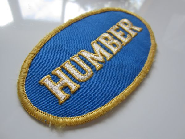 ビンテージ HUMBER ハンバー クラシックカー ロゴ ワッペン/自動車 バイク スポンサー 古着 70_画像5