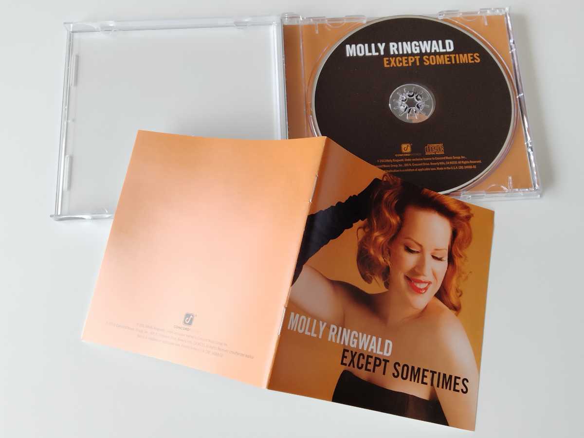 Molly Ringwald / Except Sometimes CD CONCORD RECORDS CRE34068-02 US woman super 2013 year singer debut work name of product record,Peter Smith,Trevor Ware, beautiful goods 