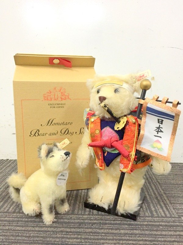 Yahoo!オークション - Steiff MOMOTARO 桃太郎テディベア ドッグ Yahoo!オークション - Steiff MOMOTARO 桃太郎テディベア ドッグ