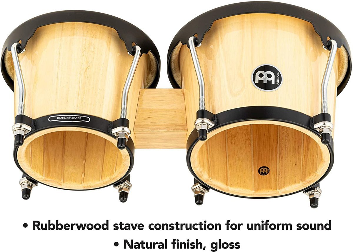 MEINL Percussion マイネル ボンゴ Headliner Series Wood Bongo HB100NT Natural_画像3