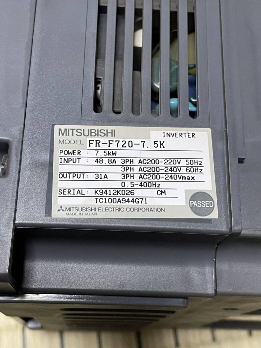 三菱 インバーター FR-F720-7.5K インバーター 三菱 インバーター FR-F720-7.5K インバーター