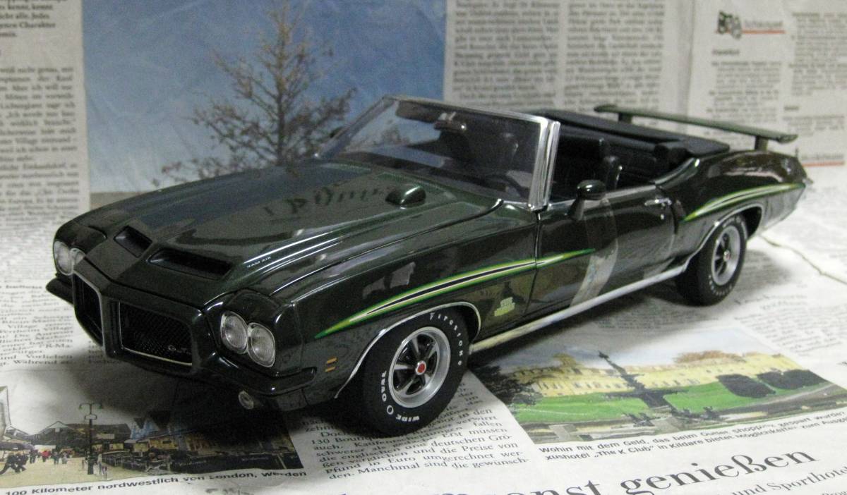★激レア絶版*世界650台*GMP*1/18*1971 Pontiac GTO Judge Convertible グリーン