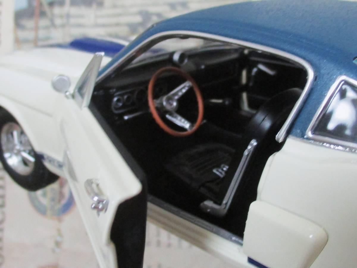  ultra rare * world 564 pcs *GMP/ACME*1/18*1966 Shelby GT350 Prototype white / blue 