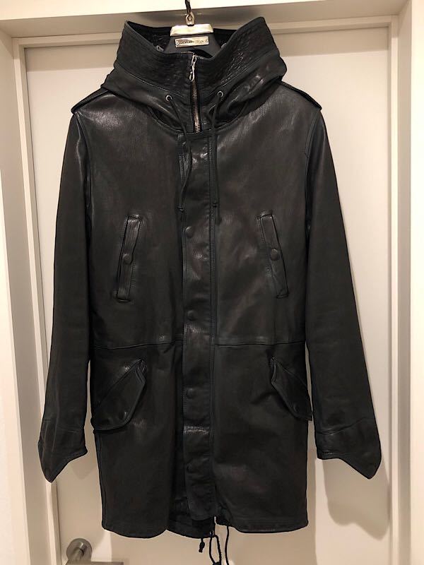 品数豊富! 美品即決★バックラッシュ20AW別注ゴートタンニン製品染めモッズコート黒 バックボーン 品数豊富! 美品即決★バックラッシュ20AW別注ゴートタンニン製品染めモッズコート黒 バックボーン