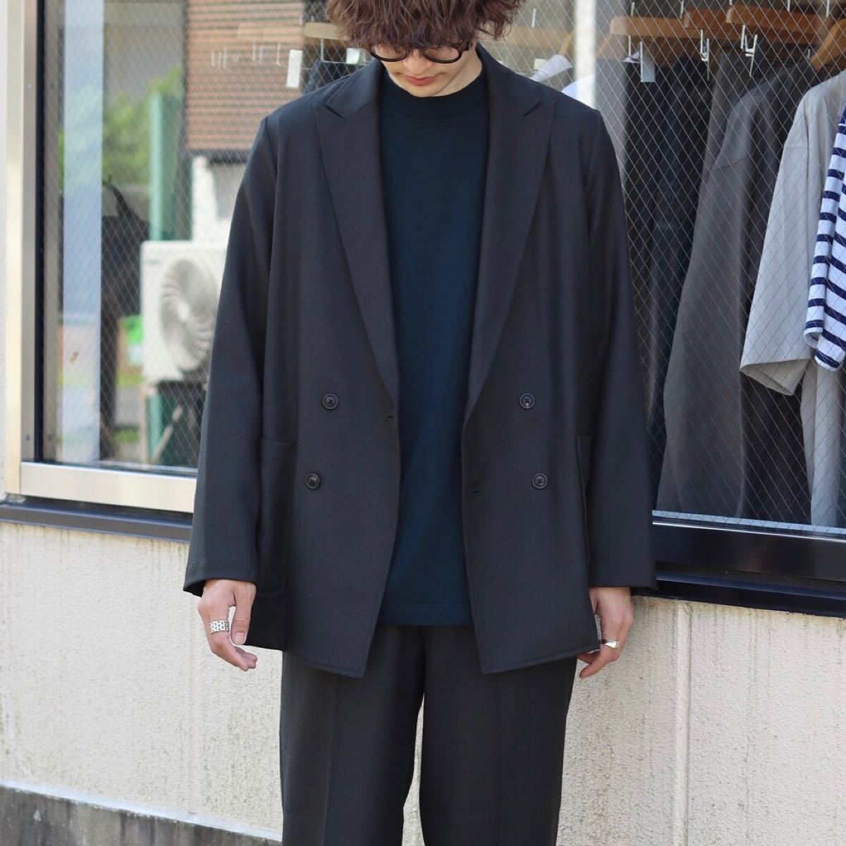 marka SHIRT JACKET wool soft serge