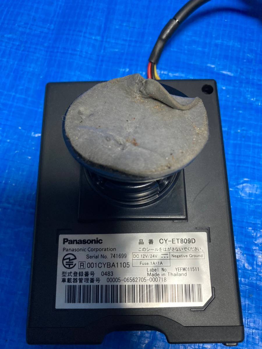 * normal automobile remove ETC Panasonic antenna one body CY-ET809D * wiring equipped * stock great number equipped *102101y