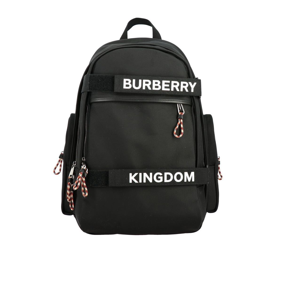 BURBERRY キングダム ロゴ バックパック 正規品 ブラック Yahoo!フリマ