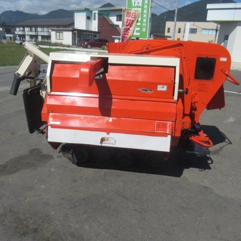 長野 直接引取限定 クボタ ハーベスター RH1-50 カッター セル 7.5馬力 ガソリン 脱穀機 クローラ 米 籾 稲 脱穀 中古品