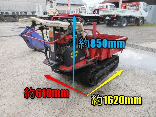 岡山 カワシマ 運搬車 EC620AP 手動ダンプ リコイル ガソリン 4.0馬力 最大作業能力 250kg クローラー 1円スタート 中古
