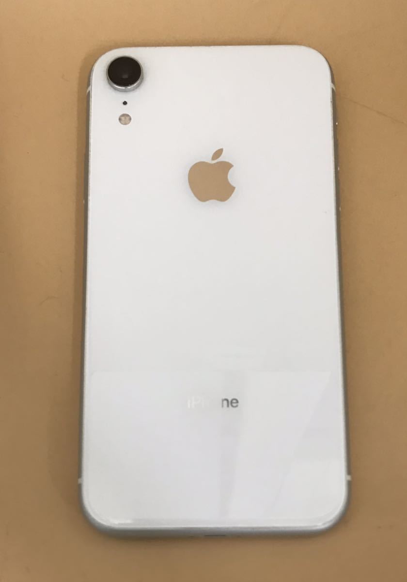 s41014-5802 Apple iPhone XR 128GB ホワイト MT0J2J/A A2106 SIM