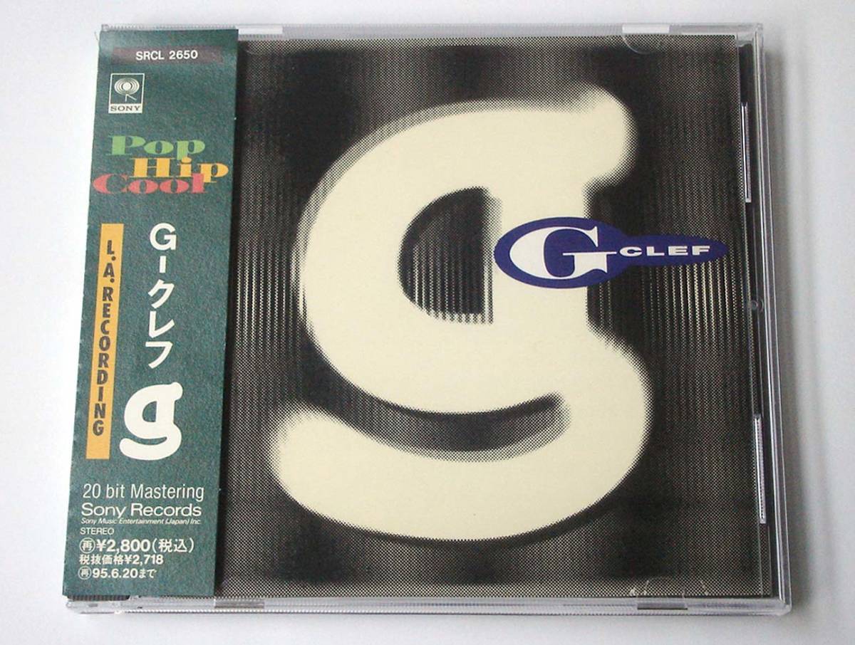 CD◆G-クレフ「ｇ」L.A.RECORDING　20Bit Mastering　セル版　ソニーレコード　SRCL-2650　1993年　G-CLEF_画像1