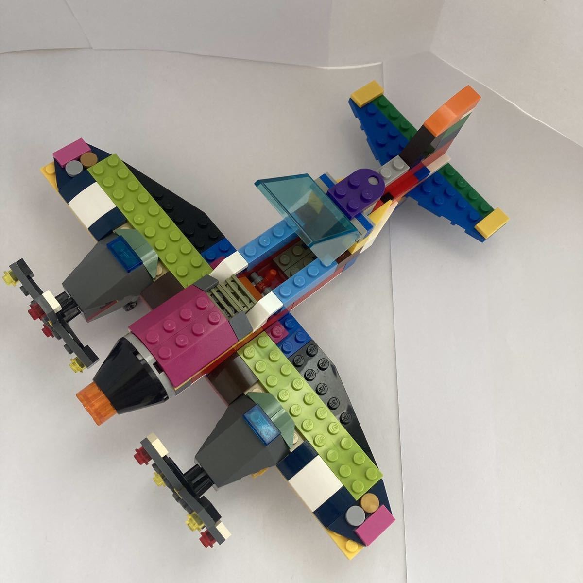 LEGO SYSTEM 当時物 完品 プロペラ機 飛行機セット レゴ ブロック 新品