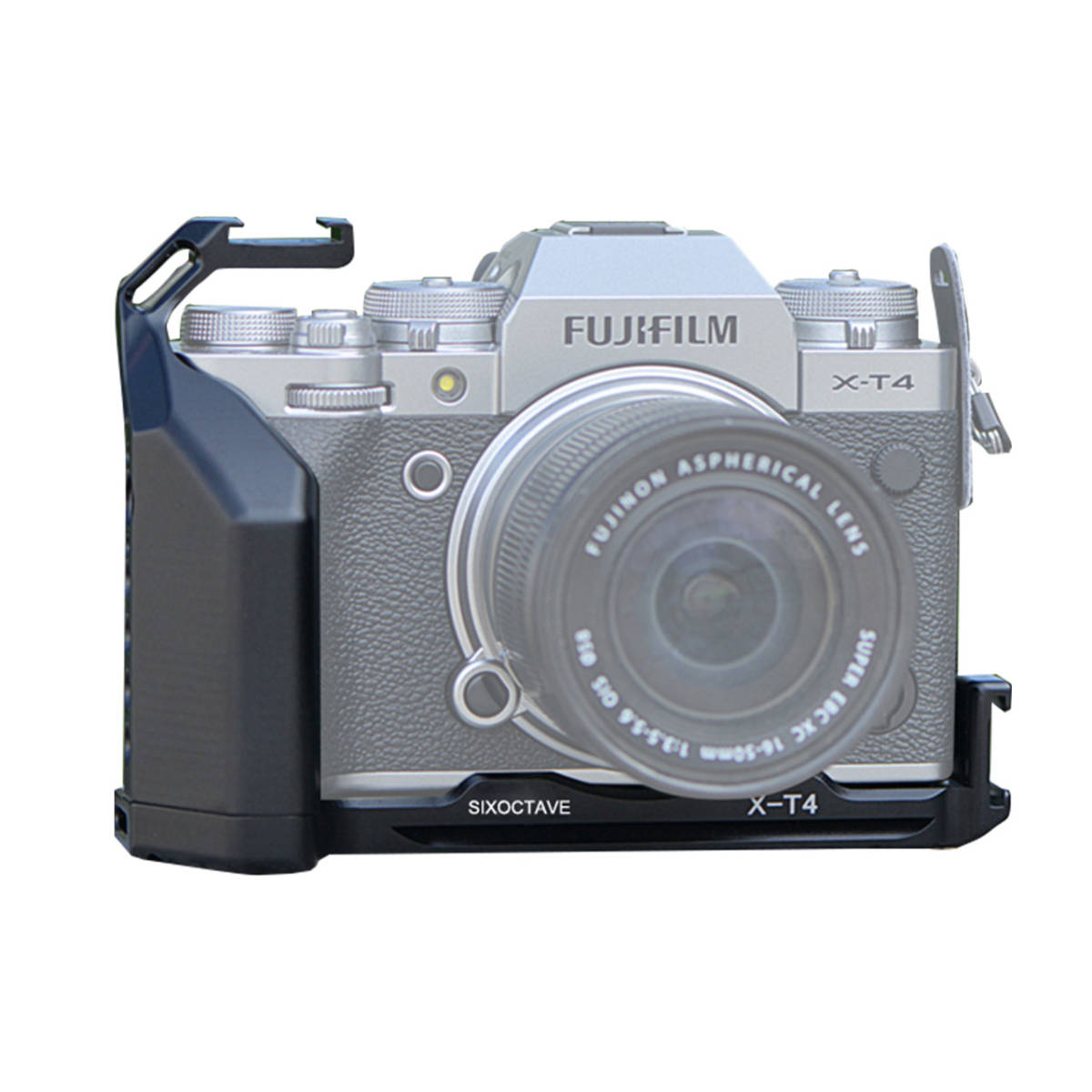 ハンドグリップ L型 ブラケット 富士フィルム X-T4 カメラ 専用 プレート アルカスイス互換_画像1